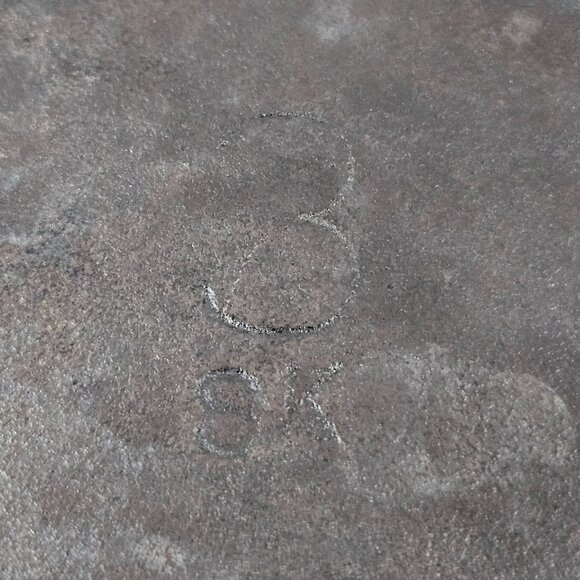 Vintage Cast Iron Small Skillet SK Mark 5D 3 Notch Heat Ring Double Pour Spout - Picture 7 of 11